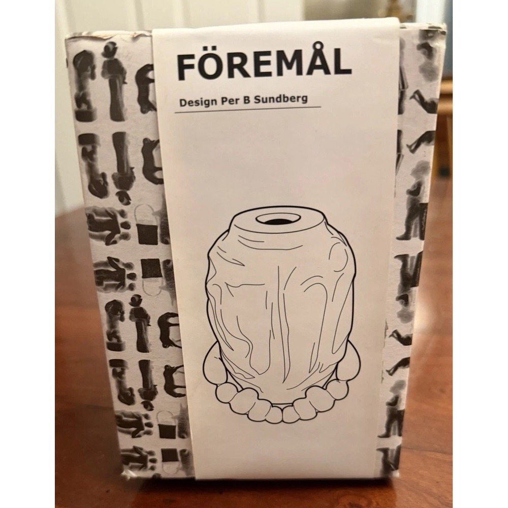 IKEA Föremål Hands Ceramic Vase Per B Sundberg - Brand New In Box - Picture 2 of 7